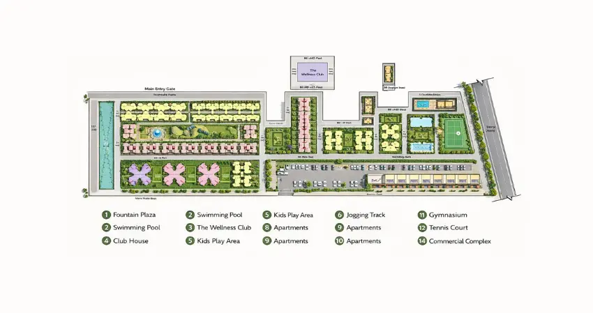 Maya Garden City 2BHK
