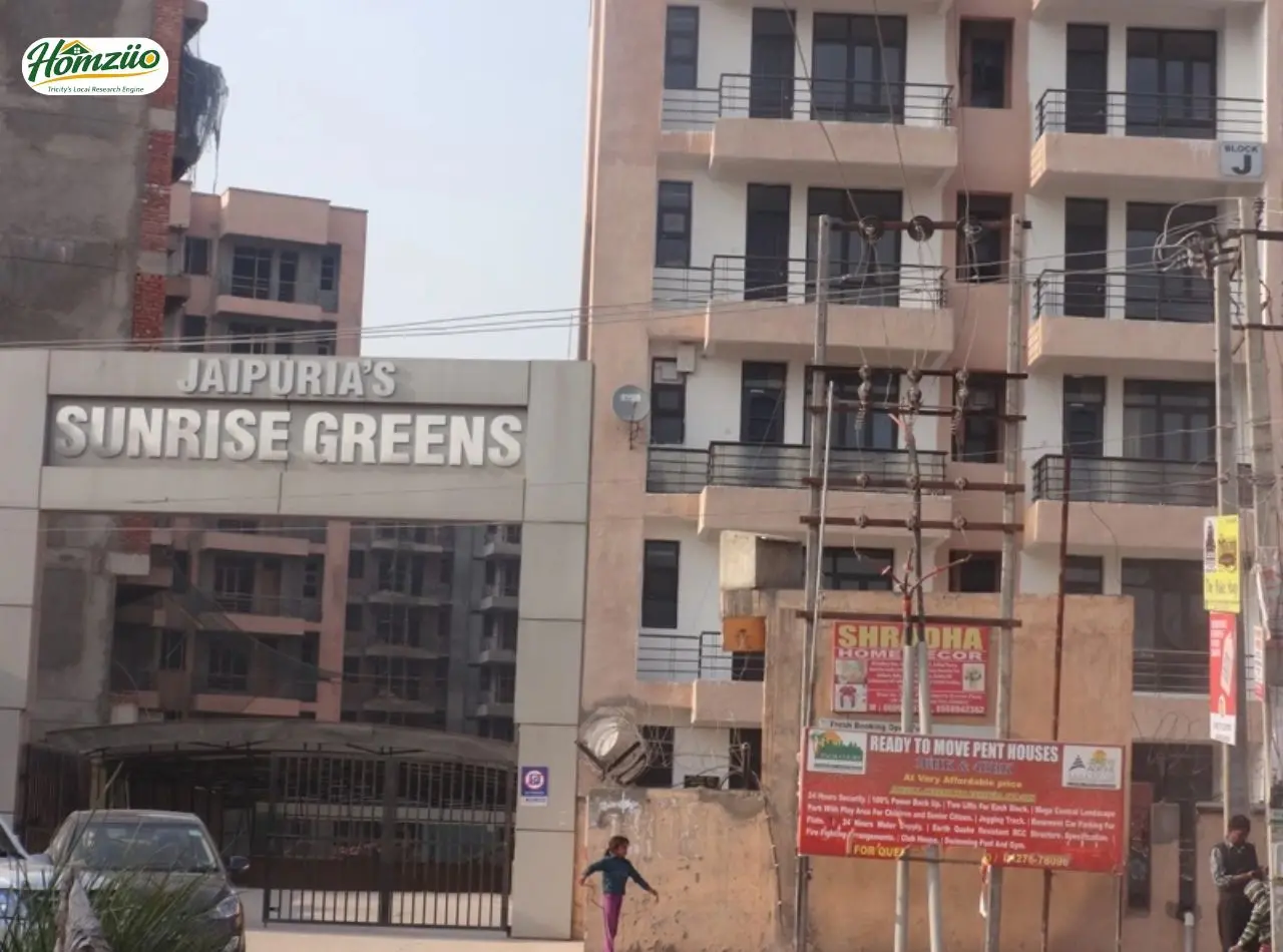 Jaipuria Sunrise Greens 2BHK in Zirakpur