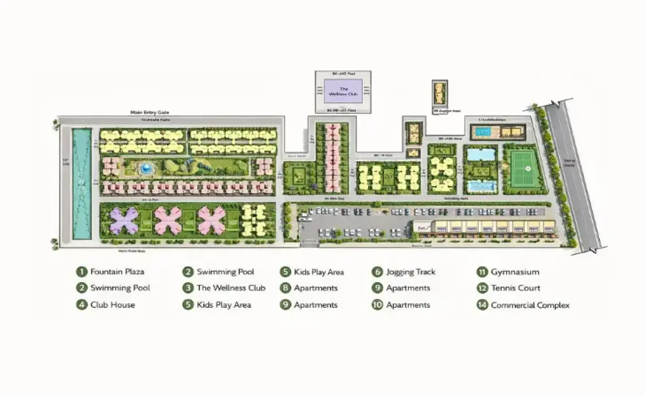 2BHK flats in Zirakpur