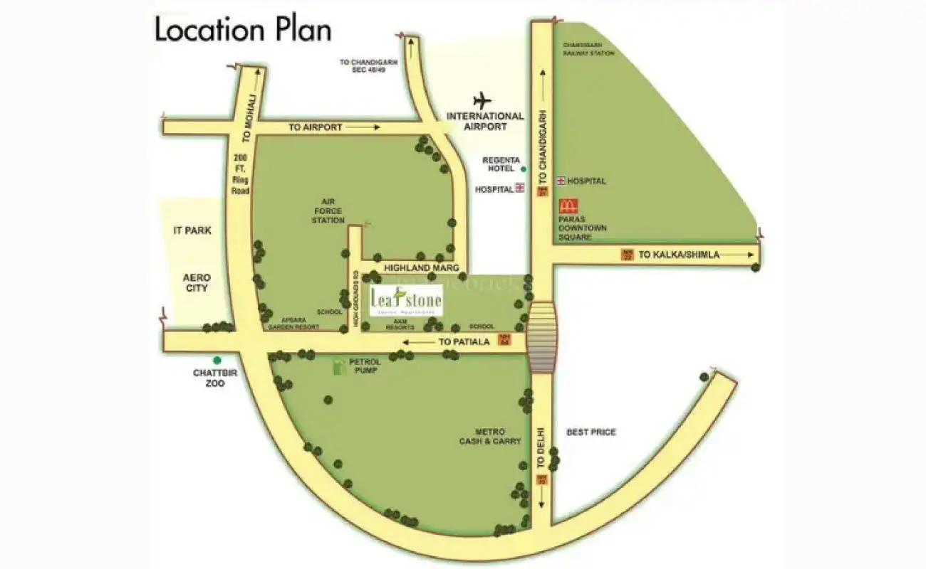 2BHK flats in Zirakpur