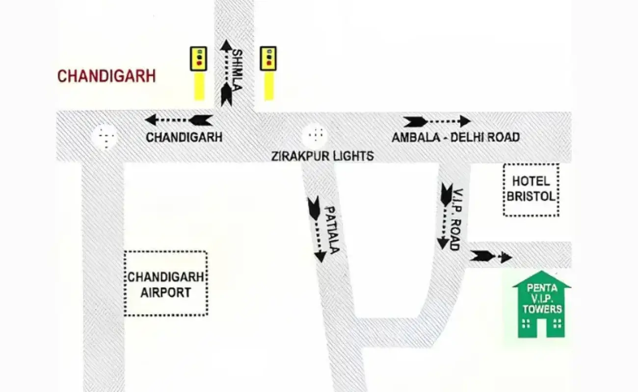 2BHK flats in Zirakpur