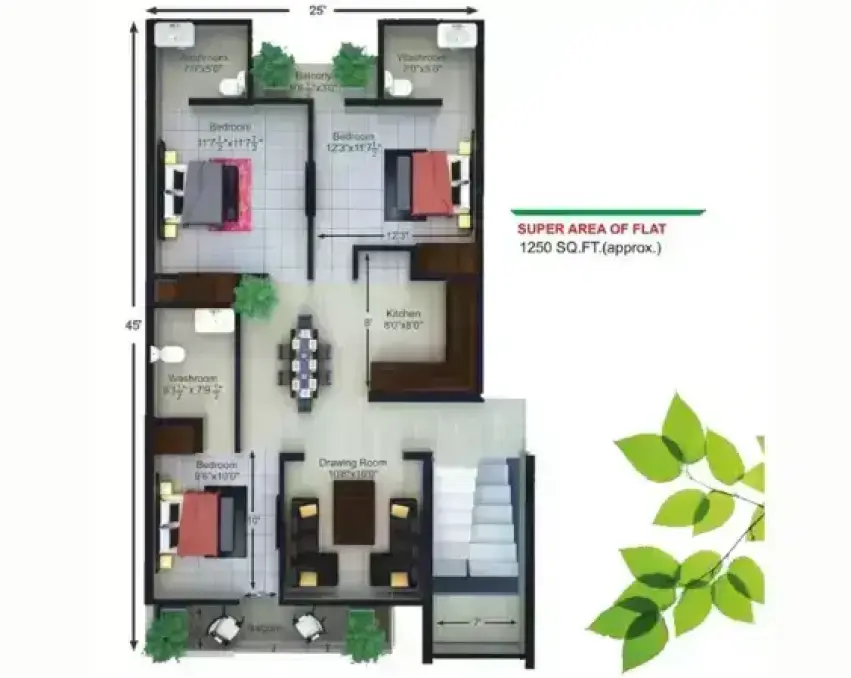 DS Sigma 2 Lohgarh 2BHK